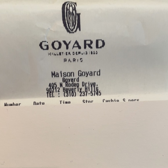 BRAND NEW Goyard pochette senat mm pouch. - Picture 5 of 5